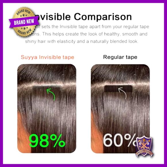 Human Hair Tape-In Extensions 20PCS 40g Seamless Hand-Tied Invisible Pro Quality main image 4